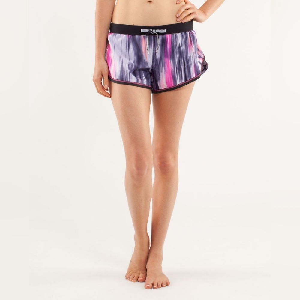 Lululemon Run: Roll Down Short Mirage Deep Indigo